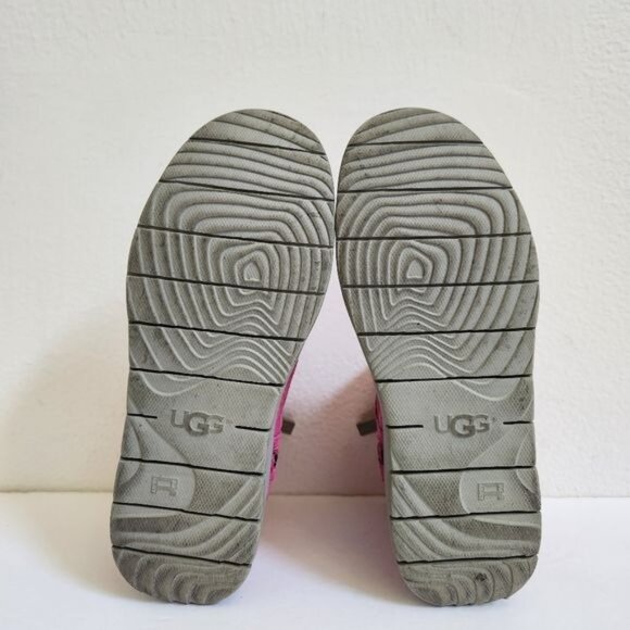 Ugg Australia Girls Boots Pink & Grey - Picture 13 of 13